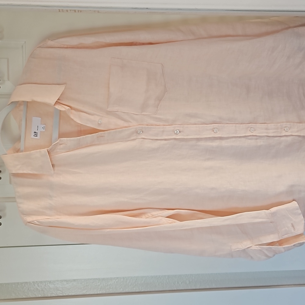 Gap 100% linen Blouse Size M